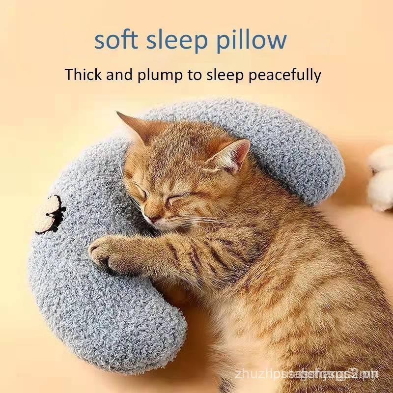 Nửa Donut Mèo Gối Mềm Đệm Giường Gối Cotton Siêu Mềm Có Thể Giặt Nửa Bánh Donut Giường Cho Nhỏ Vừa C