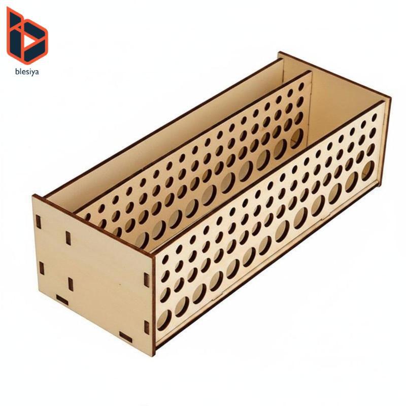 Giá Đỡ Bàn Chải Bằng Gỗ 67 Lỗ Sơn Chân Đế Sắp Xếp Cho Nghệ Thuật Studio Thủ Công Tranh Hội Thảo Để B