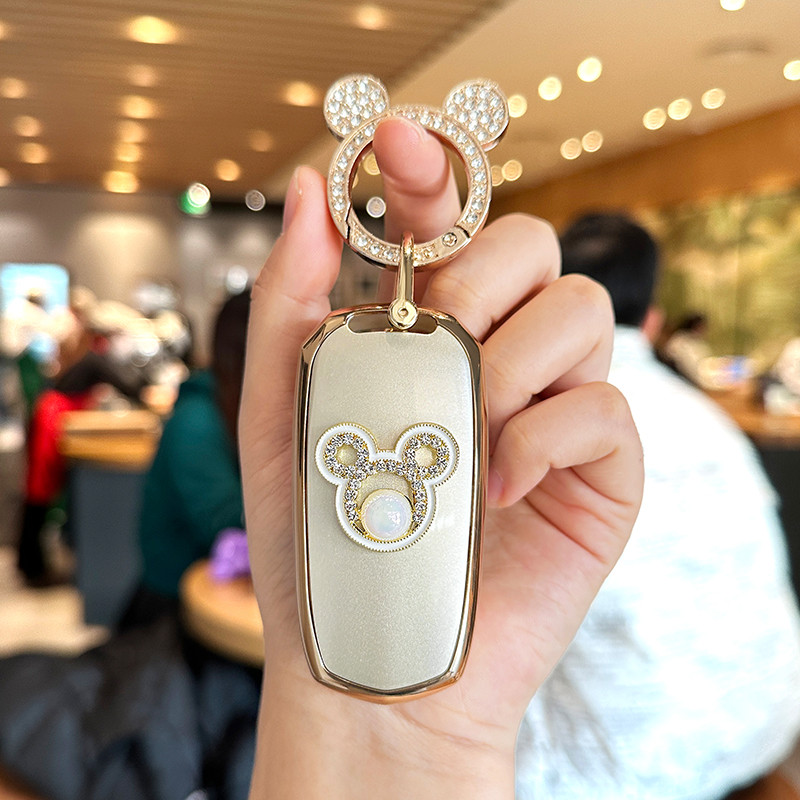 Thích hợp cho Gibo Việt Nam Key Cover Panda mini Borui Vision x3x6 Dihao gs Xe gl Denim Buckle Shell