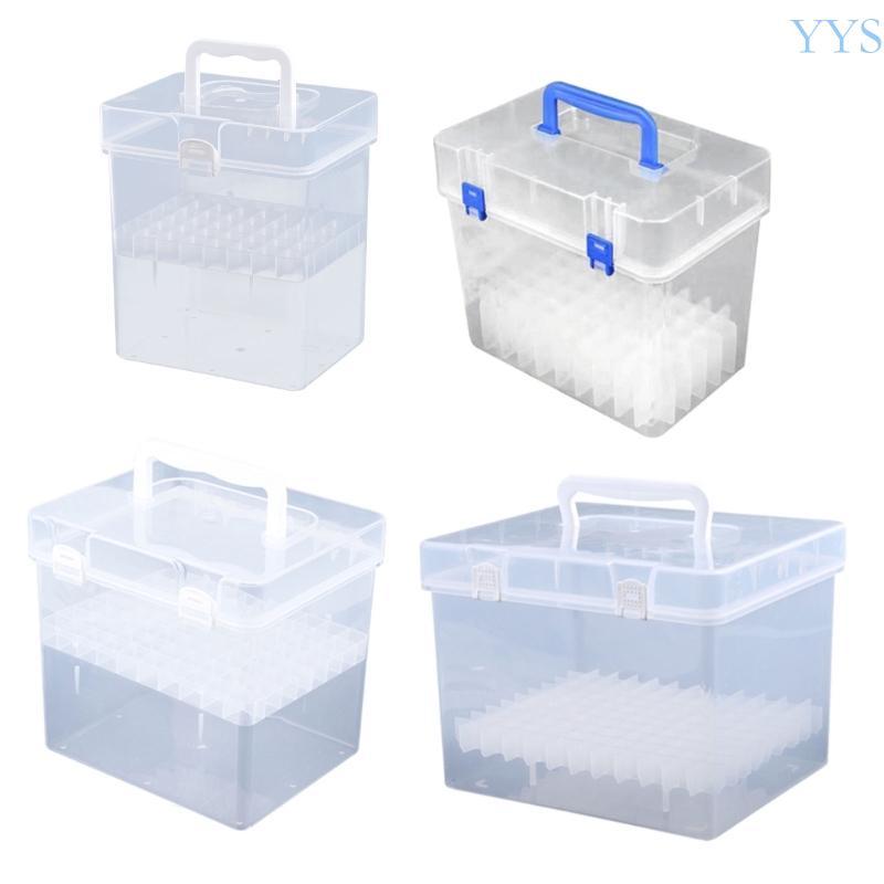 Transparent Marker Pens Storage Box Container Art Craft Tray Office Desk Organiz