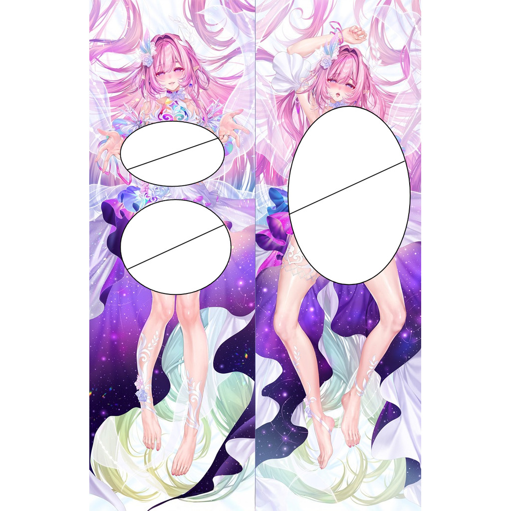 Honkai Impact Gợi Cảm Elysia Tùy Chỉnh Hing Thân Gối Anime Dakimakura