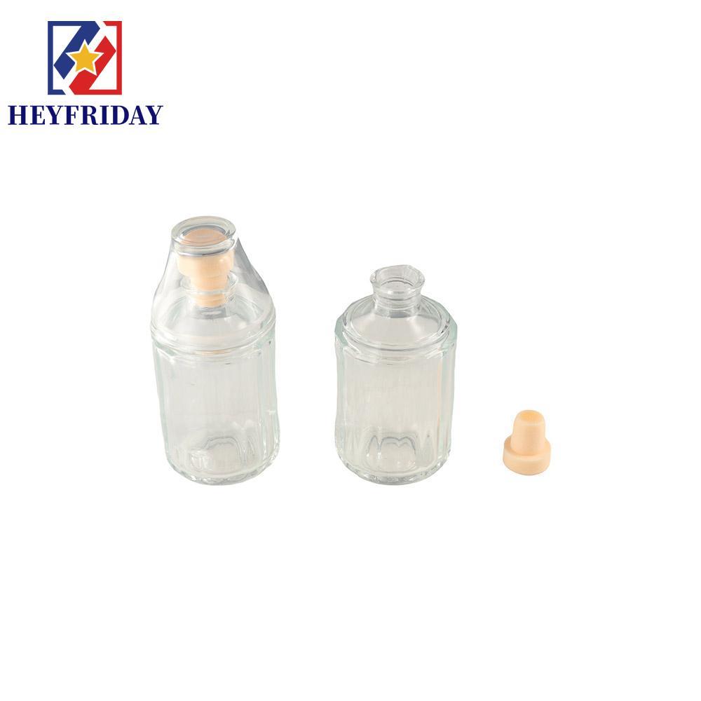 Bình đựng rượu whisky NOVAFLUX, Bình đựng rượu 100ML dễ thương, Chai rượu Mini thủy tinh trong suốt 