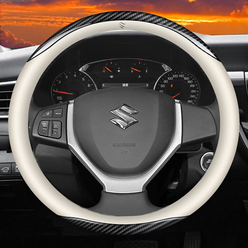 Bọc Vô Lăng Suzuki Suzuki Swift Alto Jimny Vitara Apv Ertiga SX4 Da Vô Lăng Bao Da Phụ Kiện
