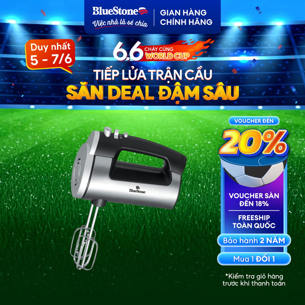 [LIVE] Máy Đánh Trứng BlueStone HMB-6333S - 300W