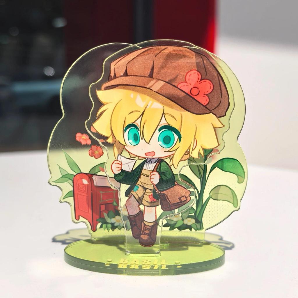 Omori mô hình standee micaBasil Figure Display Anime Goods Collection Desk Decoration Ornament Acces