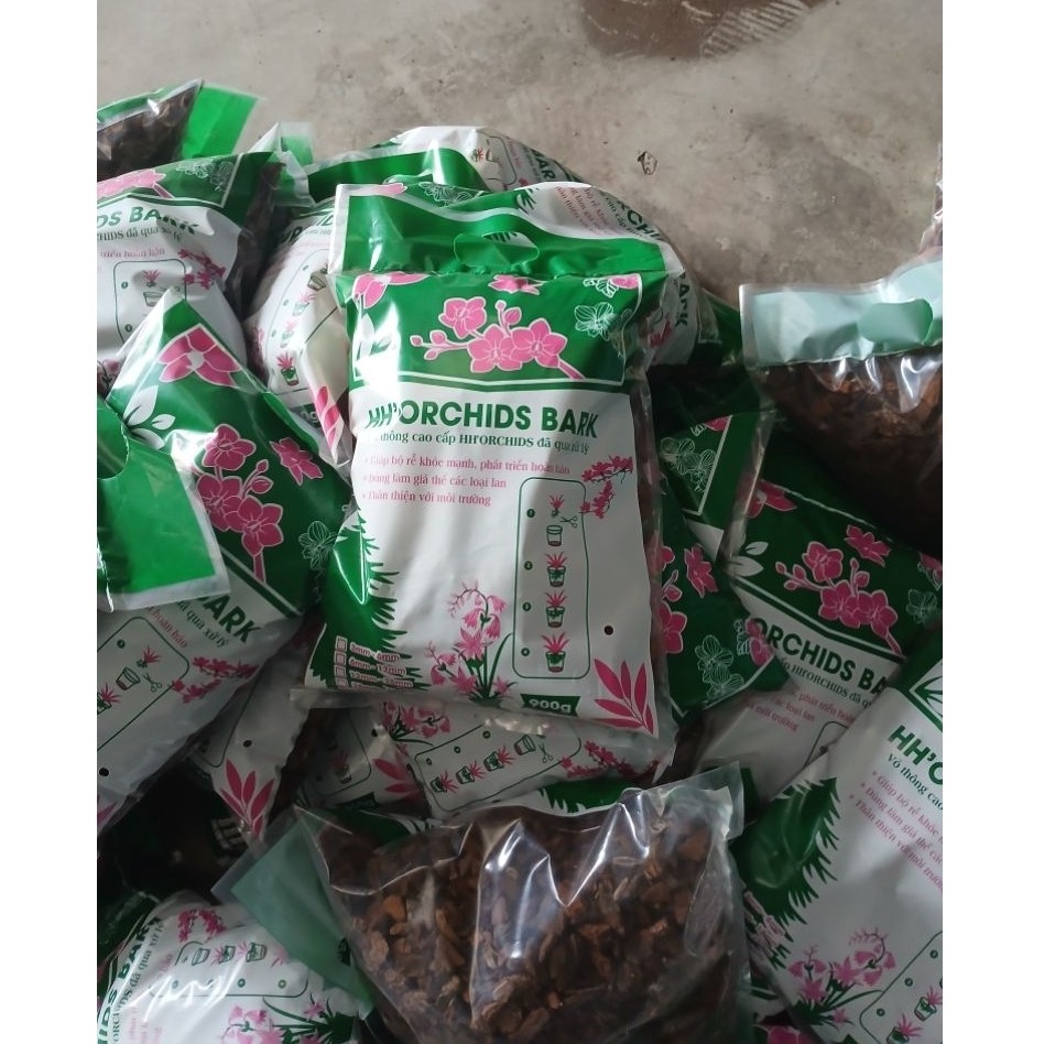 5kg HH' ORCHIDS BARK - VỎ THÔNG CAO CẤP HÂN HOAN