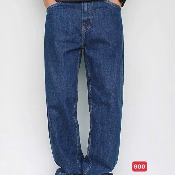 Quần baggy jean nam màu xanh ống rộng trẻ trung thoải mái thoáng mát SOLO-SHOP MS900