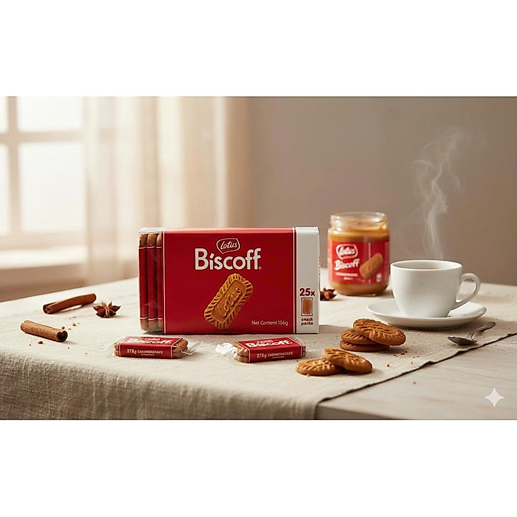 BÁNH QUY BISCOFF LOTUS GÓI 156G