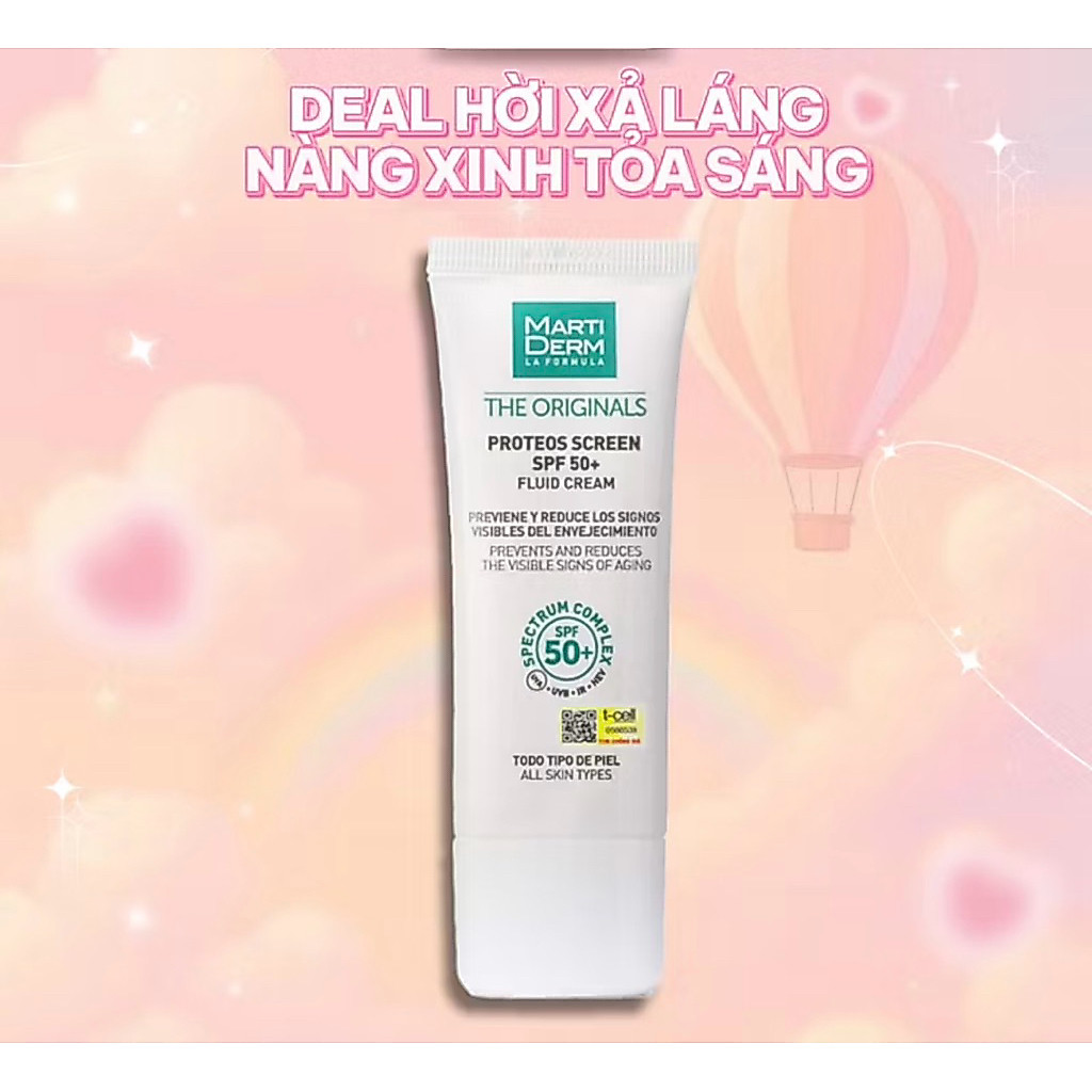 [DAILY] Kem Chống Nắng MartiDerm Phổ Rộng Bảo Vệ Toàn Diện 40ml Hasaki Sản Phẩm Chính Hãng