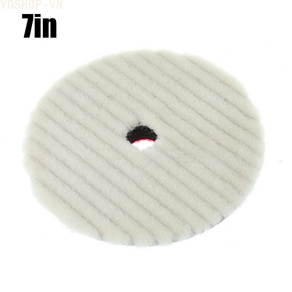 [Ysp]Effective Wool Polishing Pad for Auto Detailing 6 & 7 Mixed Size Clear Coat Safe