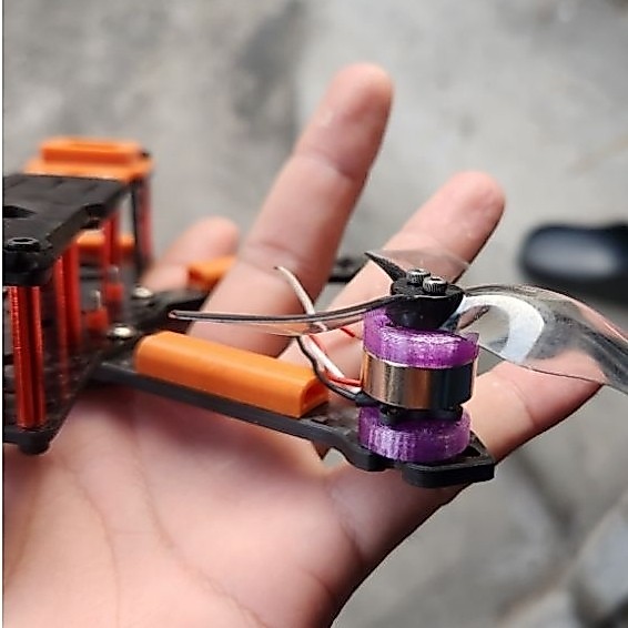 Đế chuyển 3 lổ ốc thành 4 cho động cơ flycam, bắt vào kit FPV (tặng kèm ốc)