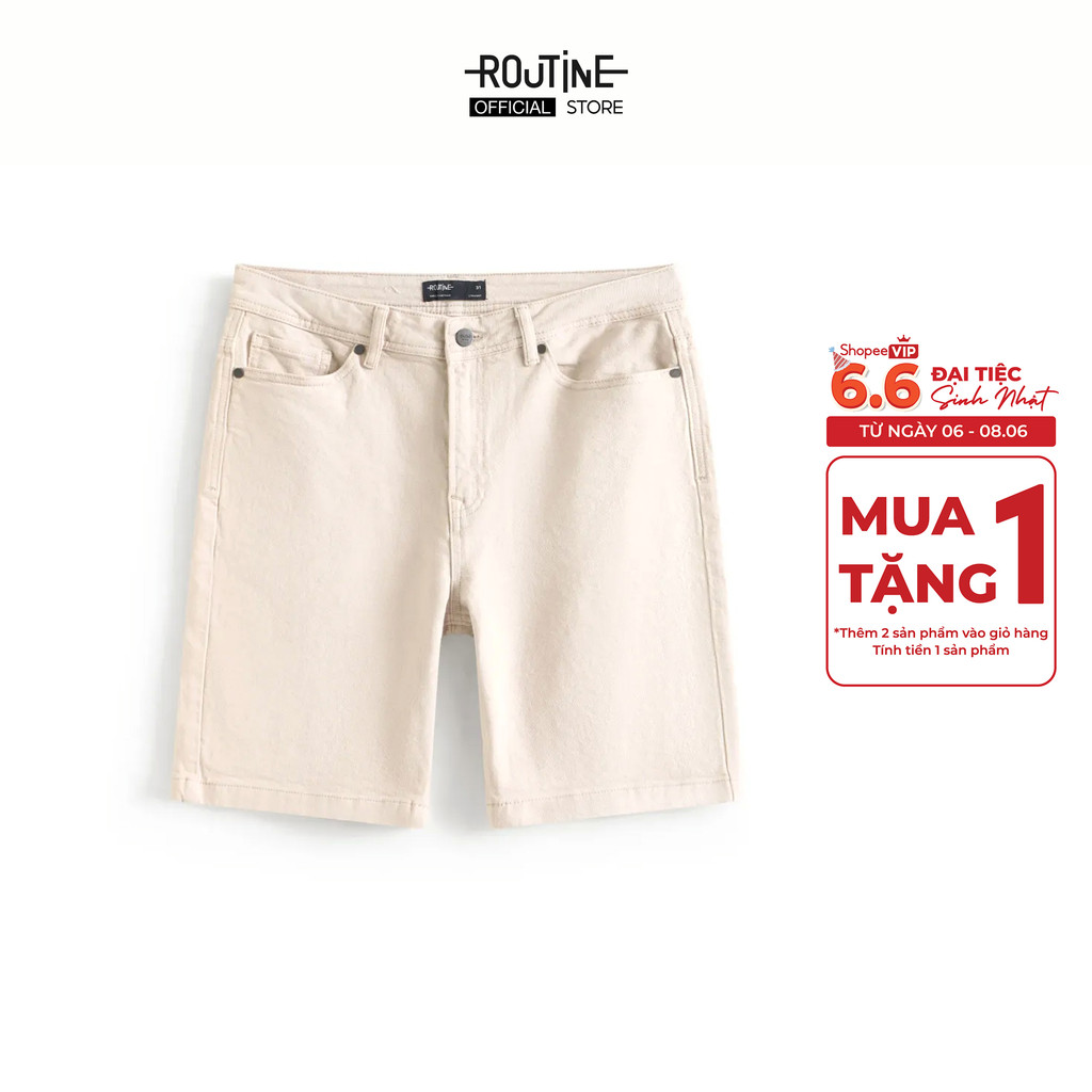Quần Short Denim Nam Form Straight - Routine 10S25DPS002