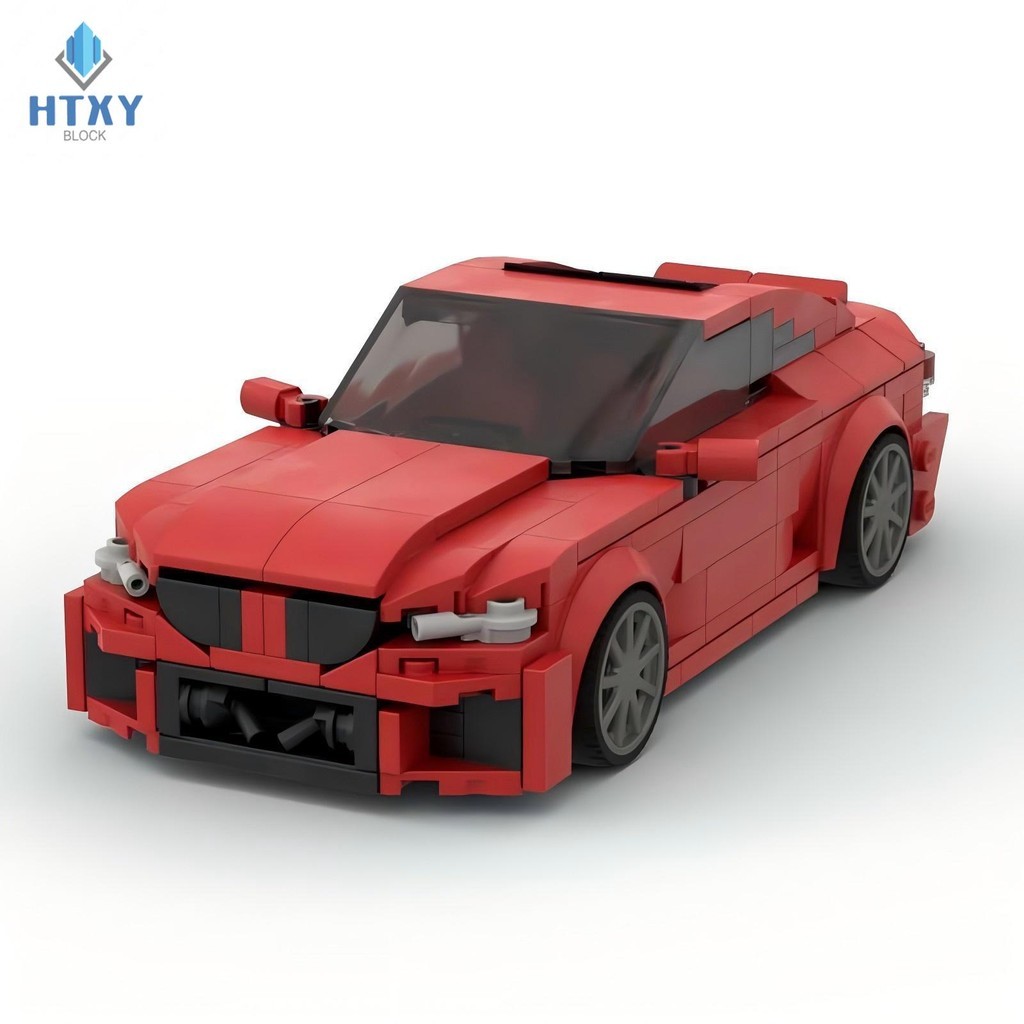 【 BMW M2 (G87) Đỏ 】 Đồ chơi khối xây dựng dành cho trẻ em 387 Gạch Lắp ráp câu đố MOC-177481 Mô hình