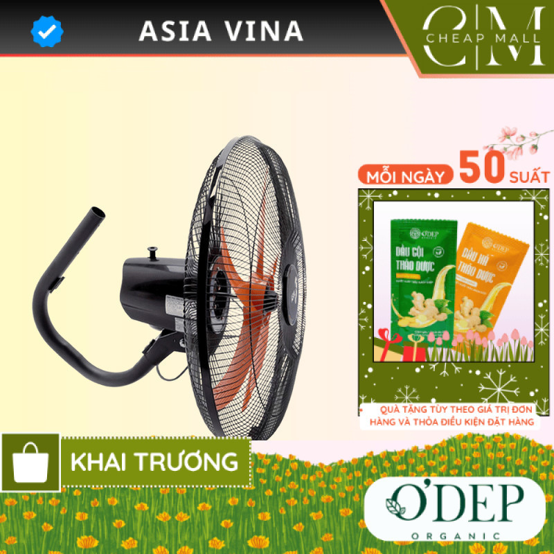 Thùng 2 quạt treo tường cổ cò Asia 80W, gió mạnh, tiếng êm, tiết kiệm điện L20002-DV0 - CHEAP CSA