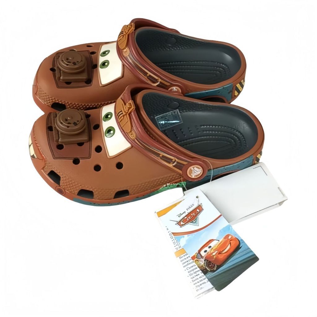 Crocs McQueen Người Lớn Clog Hoạt Hình Dép Đi Biển Nam