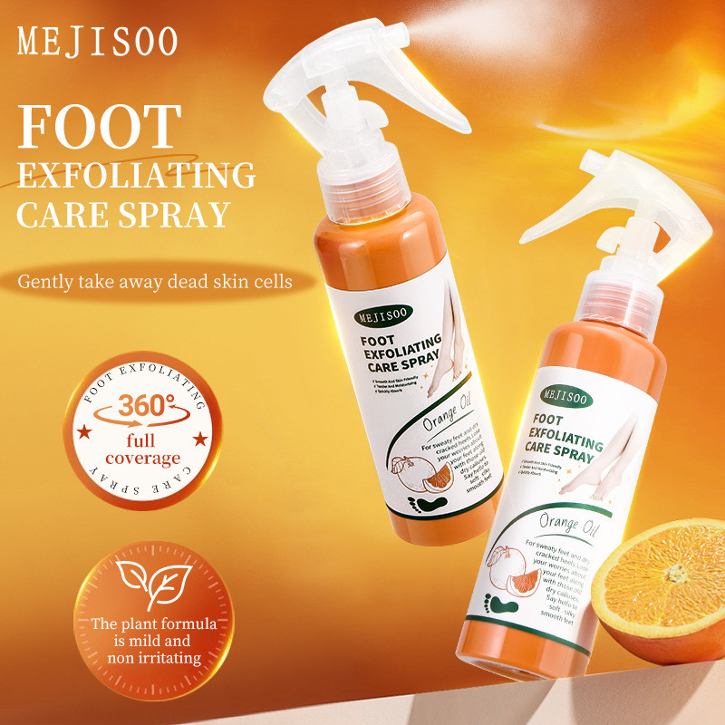 New Product~Foot Exfoliating Care Spray Foot Care Turmeric vc Dead skin exfoliating spray Y