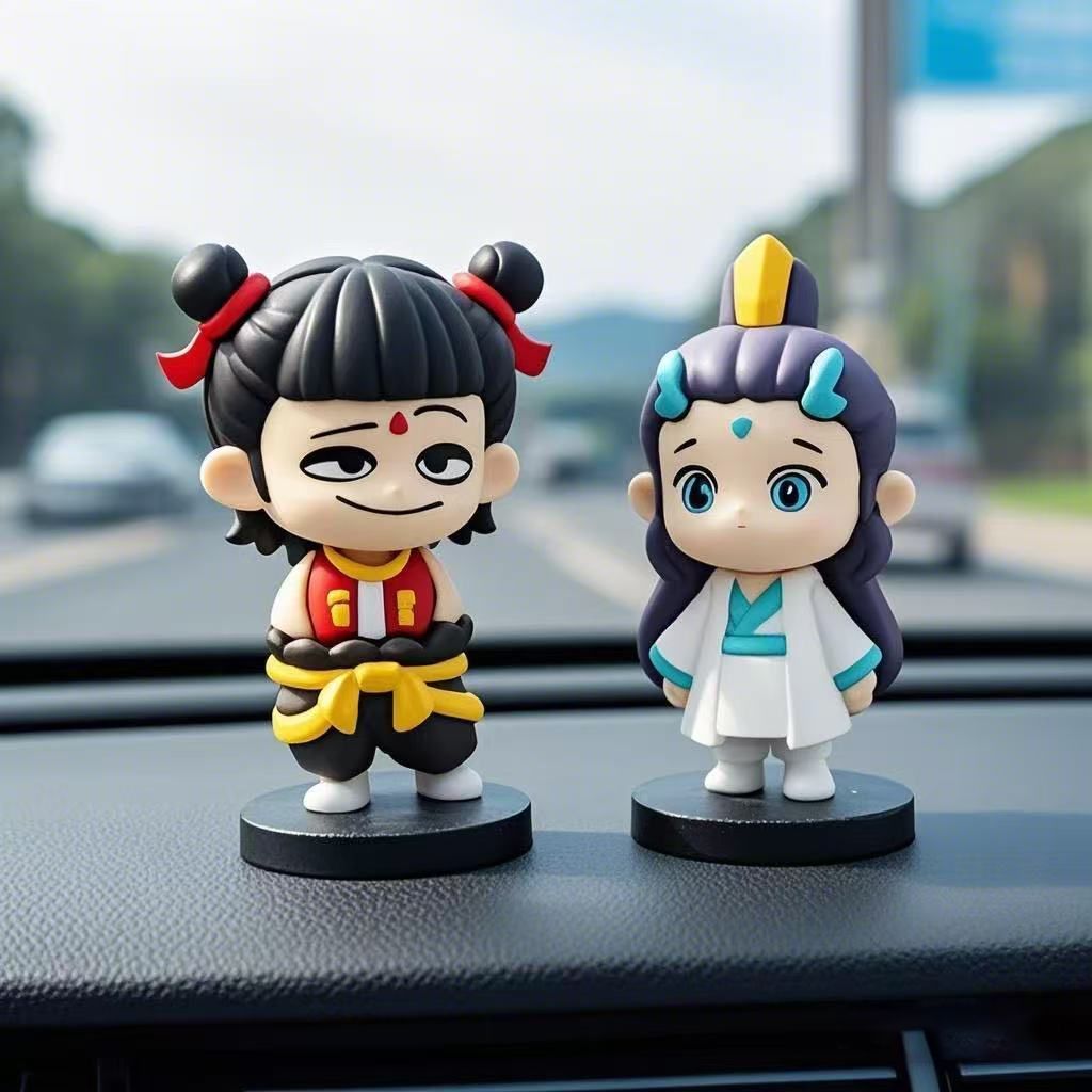 Bán chạy Nezha Aobing Đồ trang trí ô tô Nezha 2 Aobing Đồ trang trí nội thất ô tô Đồ trang trí Hình 