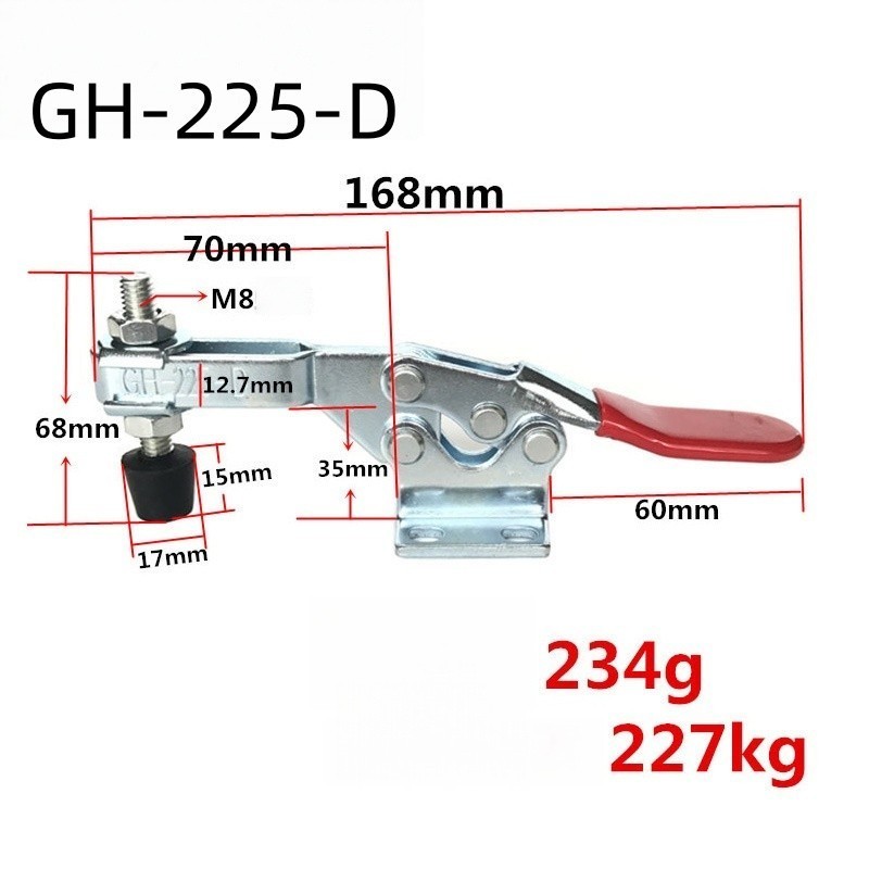 《tts》Kẹp nhanh ngang Kẹp định vị, kẹp gỗ, sập nhanh  GH-431, GH-201A, GH-201B,GH-201A,GH-225D,GH-203