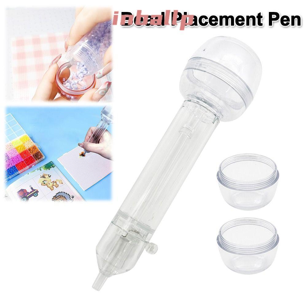 INBALLP Perler Hama Beads Pen, 2.6mm Tip Crafts Maker Bead Placement Pen, Creative Automatic Press D
