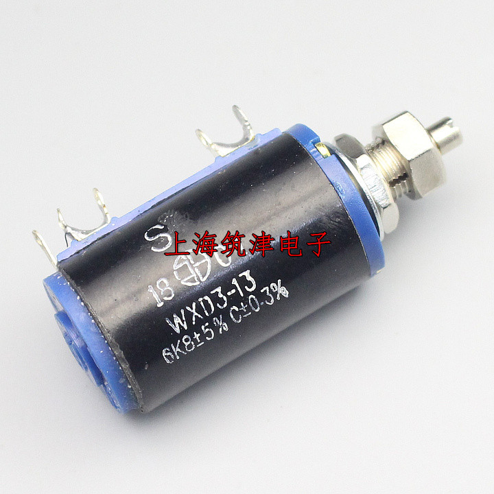 Máy đo điện áp cuộn dây đa trục WXD3-13S 6K8 6,8K Euro 6,8 nghìn Euro 5% 10 vòng tròn có thể điều ch
