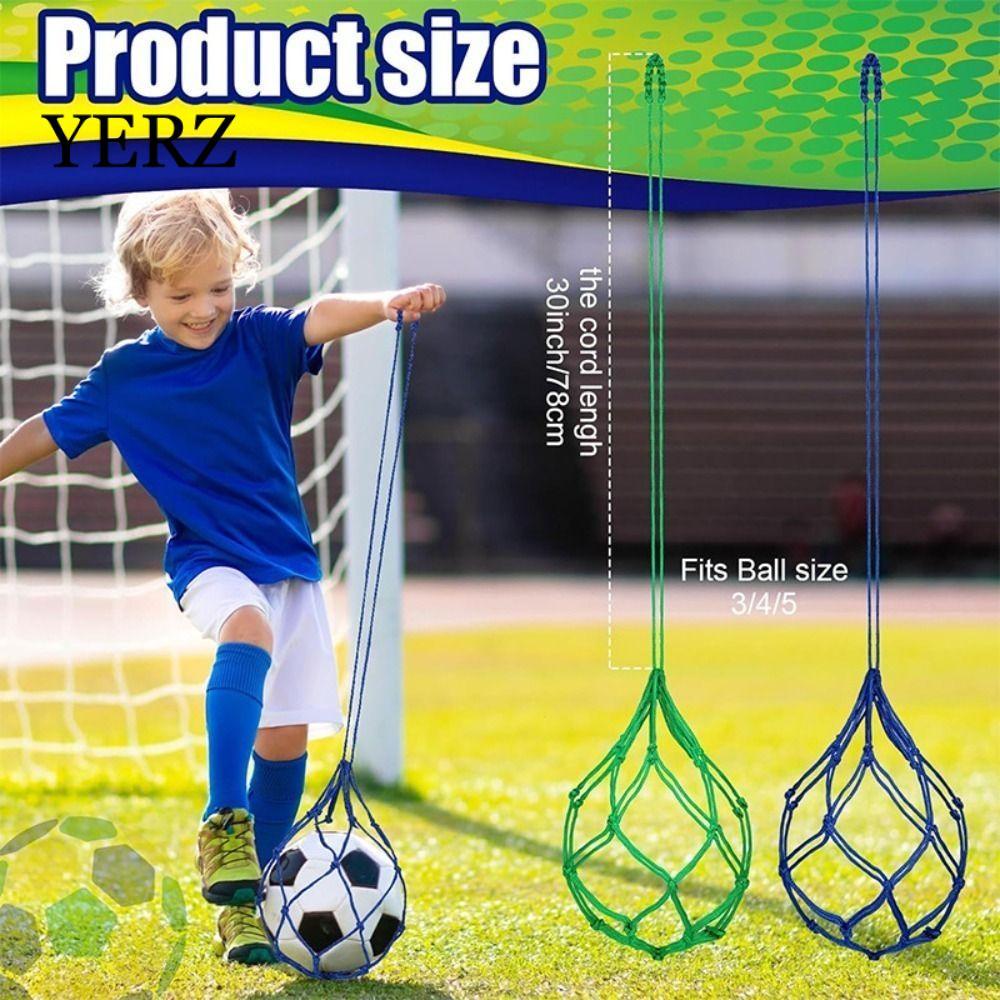 Túi lưới huấn luyện viên đá bóng YZ, Phụ kiện bóng đá Túi lưới Bóng đá Lưới Kicker Huấn luyện viên, 
