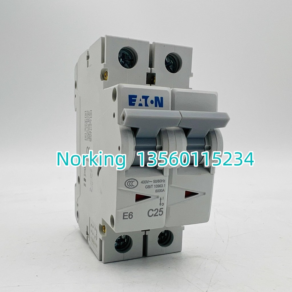 EATON EATON 6KA Bộ ngắt mạch thu nhỏ E6-25 / 2 / C Công tắc không khí hoàn toàn mới Nguyên bản Hàng 