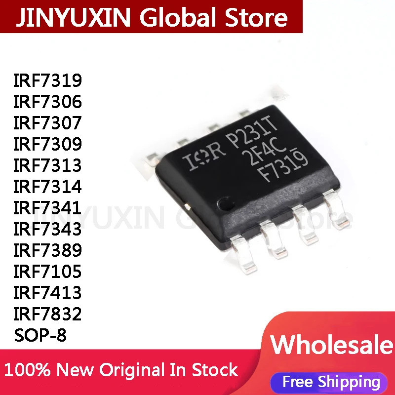 5 Chiếc IRF7319 F7319 IRF7306 IRF7307 IRF7309 IRF7313 IRF7314 IRF7341 IRF7343 IRF7389 IRF7103 IRF710