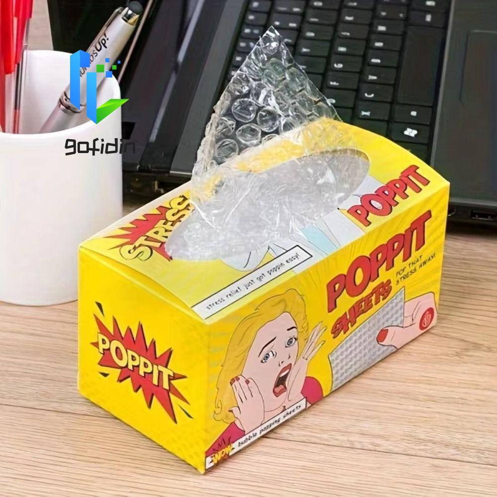GOFIDIN Mini Bubble Wrap, Phim giấy bong bóng Press Pinch Burst Bubble Pump Paper, Phim bong bóng Kh