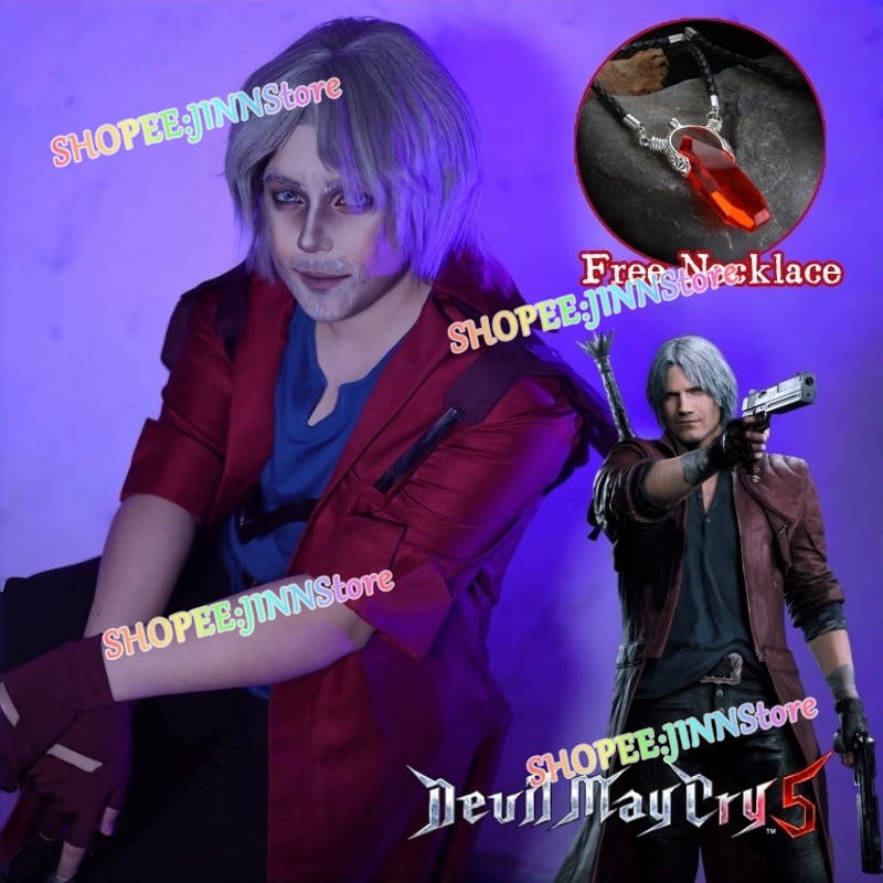 -JINN-DEVIL MAY CRY DANTE Cosplay Trang Phục DMC5 TONY REDGRAVE Trang Phục Hóa Trang Anime Đảng Quần