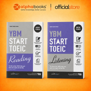 Sách - Lẻ/Combo YBM Start TOEIC Reading + YBM Start TOEIC Listening - YBM Sisa (Gamma Books)