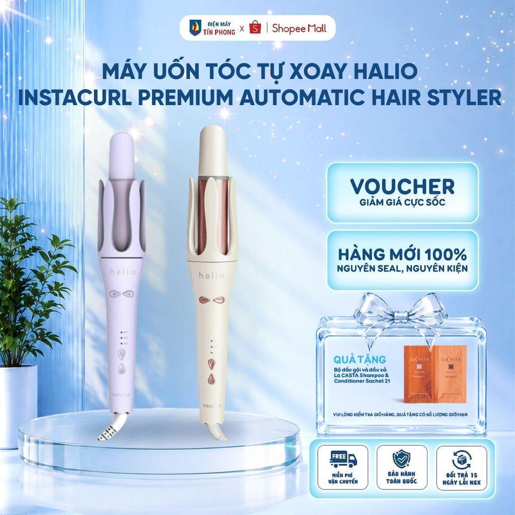 Máy uốn tóc tự xoay Halio instaCurl Premium Automatic Hair Styler - Bảo hành hãng 2 năm