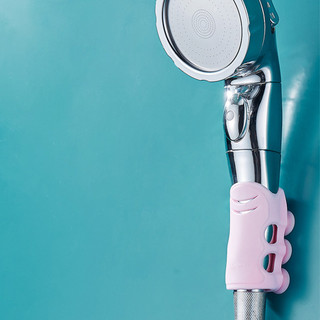 No-Punch Wallhanging Adjustable Shower Head Holder With Hook Shower Head Bracket