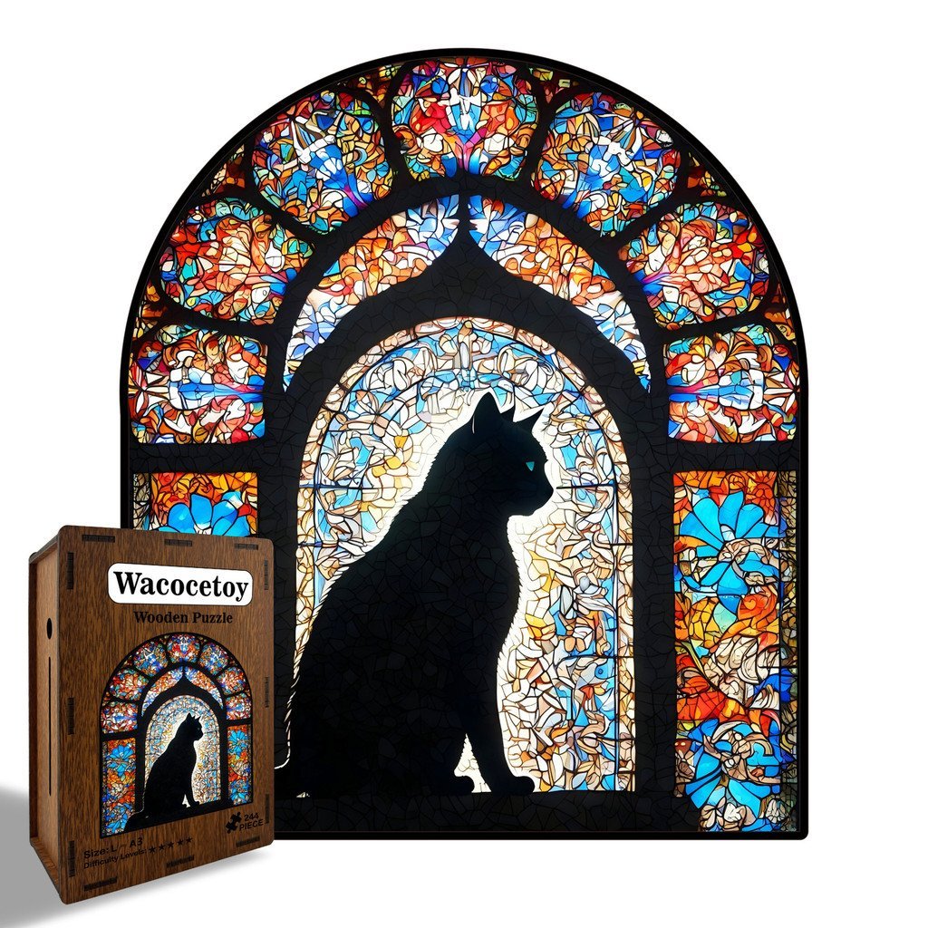 168 Creative Department Store 's Palace Cat Puzzle Gỗ Alien Nối Đồ Chơi Quà Tặng Nghệ Thuật Ban Đầu 