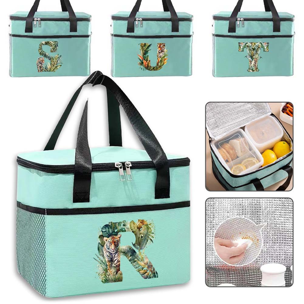 New Food Storage es Lunch Bag Cooler Bags Waterproof  Hygiene-Friendly Picnic Organizer es Jungle Ti