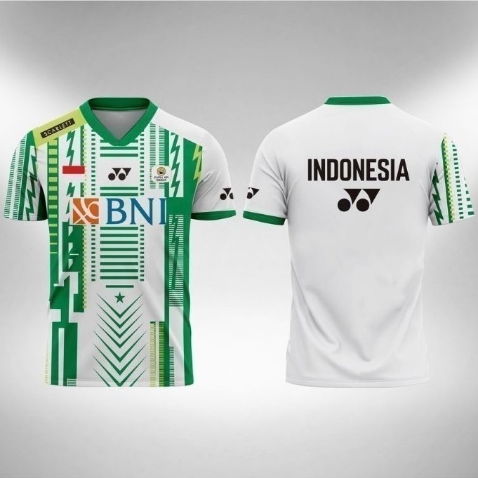 Áo cầu lông thời trang Indonesia 2026 Tất cả nước Anh Marcus Kevin the Minions Yonex Áo thun thăng h