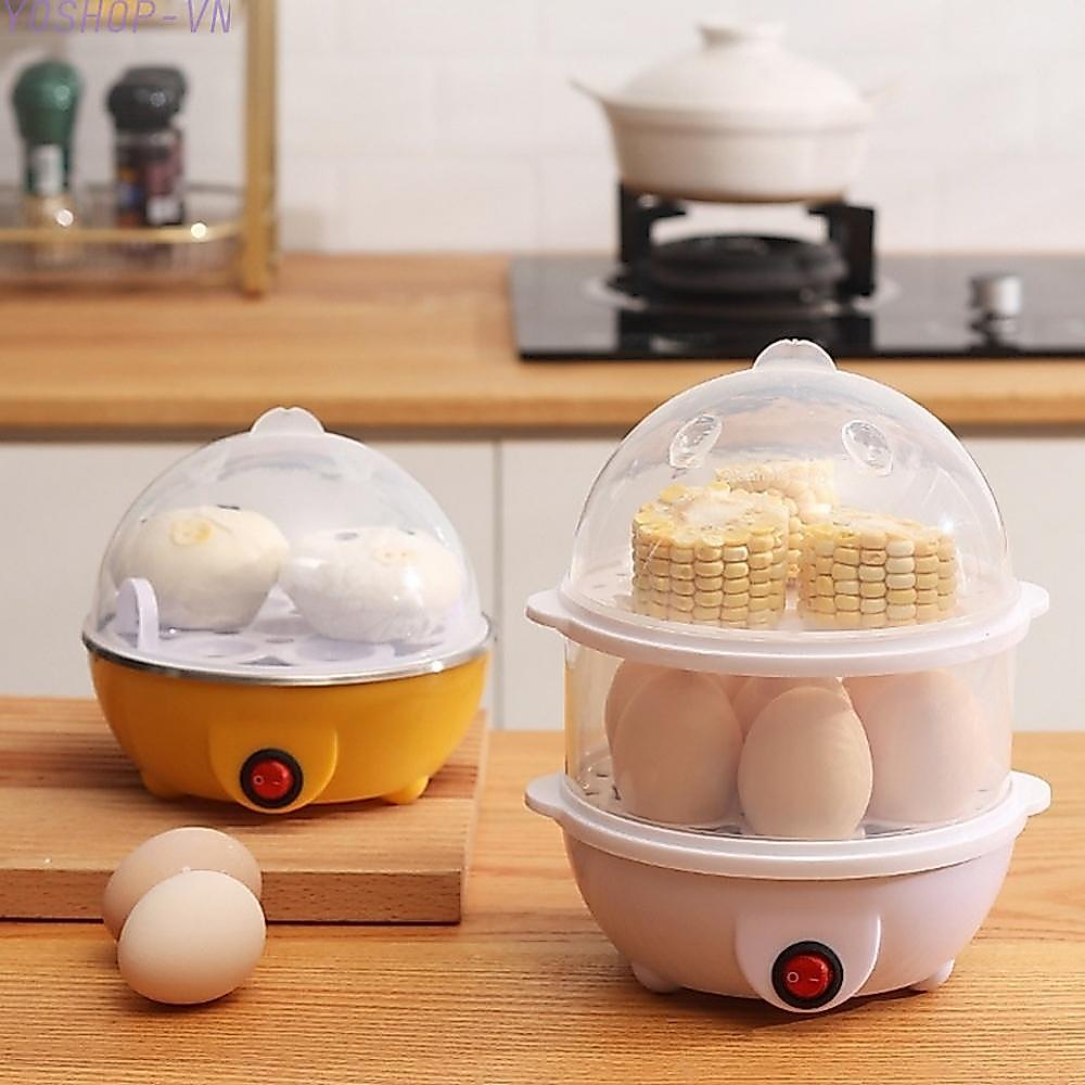 [Ysp]Automatic Egg Cooker with Multi Function Steamer and Compact Space Saving Design