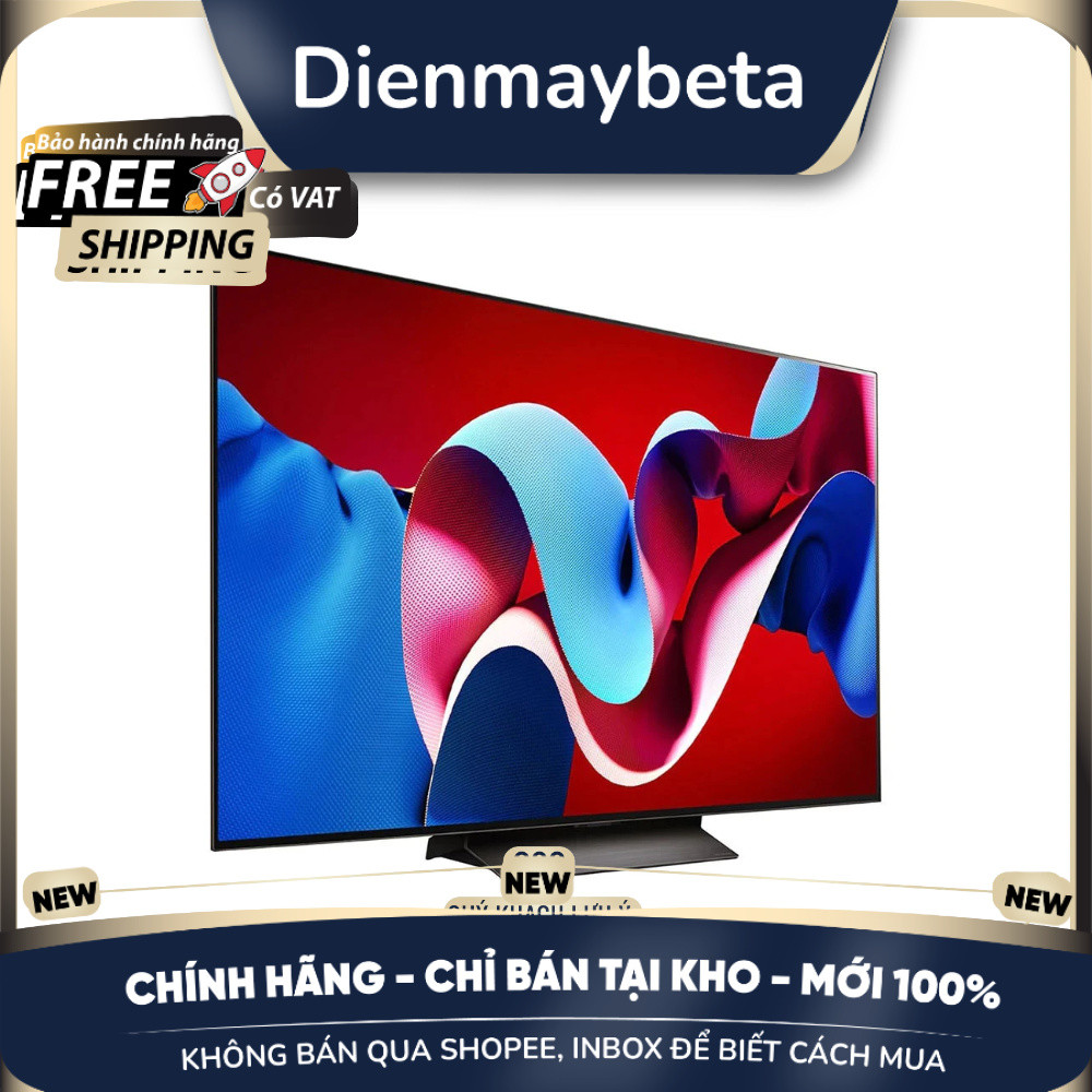 [KHÔNG BÁN QUA SHOPEE] Smart Tivi OLED LG 4K 77 inch OLED77C4PSA - Bảo hành chính hãng 24 tháng