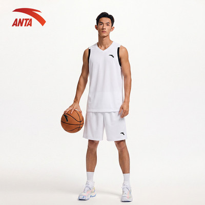 Set bộ Áo Tank Top bóng rổ nam Thời trang thể thao ANTA 1526B1203 chạy bộ/ tập gym