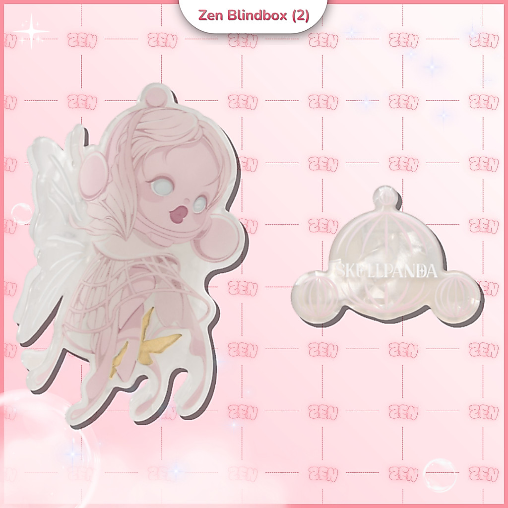 [CHÍNH HÃNG] Skullpanda The Paradox Series Hair Clip Set Mô Hình Kẹp Tóc Skullpanda