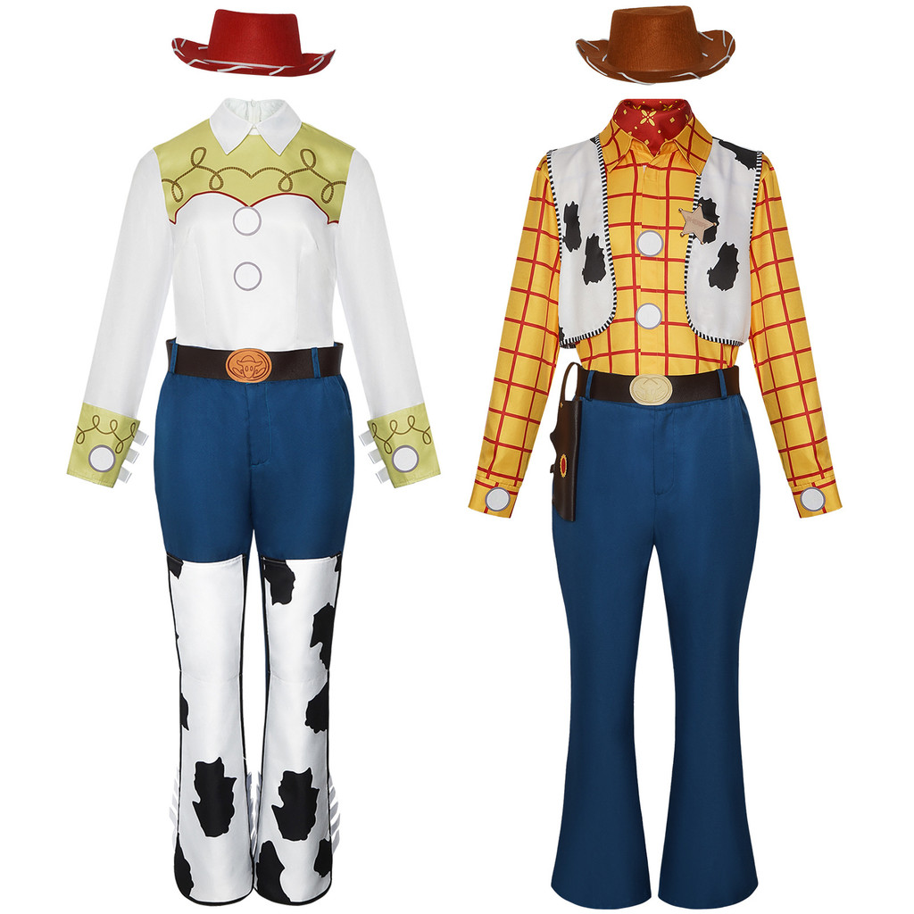 Câu chuyện đồ chơi Halloween Trang phục hóa trang Woody và Jessie bộ trang phục sân khấu cosplay HYG