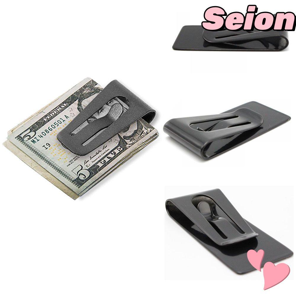 Hộp đựng tiền SEION ID Credit Business Black Slim Wallet