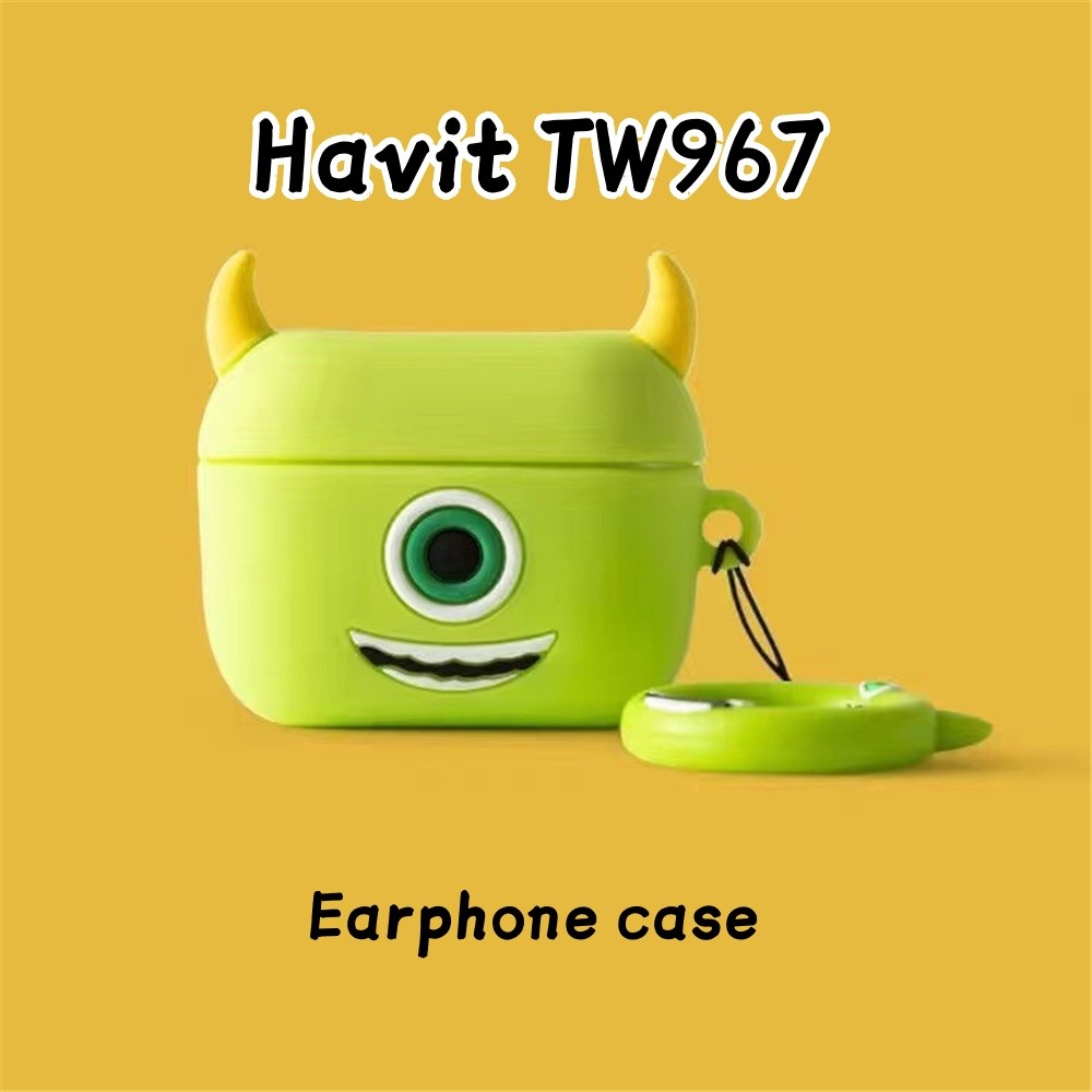 [Yoshida] Dành Cho Vỏ Havit TW967 Vỏ Silicon Mềm Bộ Sưu Tập Tai Nghe Chống Rơi Hoạt Hình NO.2