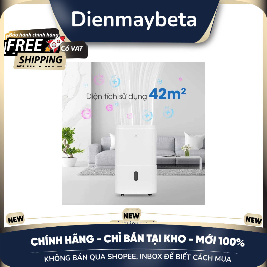 [KHÔNG BÁN QUA SHOPEE] EDH10TRBW1 Máy hút ẩm Electrolux EDH10TRBW1 20L | Máy hút ẩm UltimateHome 300
