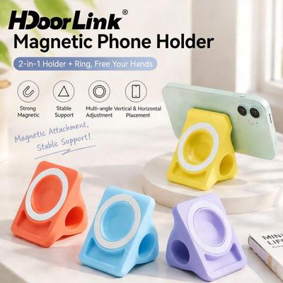 Giá đỡ điện thoại từ tính HdoorLink Giá đỡ điện thoại silicon Giá đỡ silicon di động