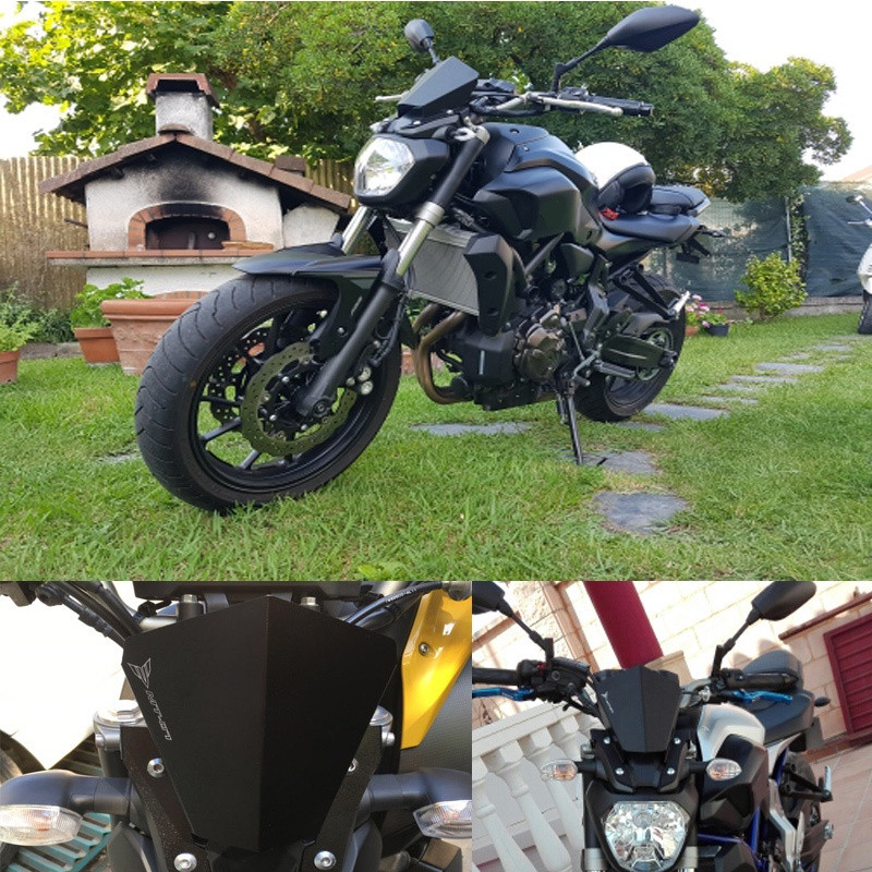 Kính Chắn Gió Xe Máy MT-07 FZ-07 13-16 Kính Chắn Gió Xe Máy Cho Xe Yamaha MT07 FZ07 2013 2014 2015 2
