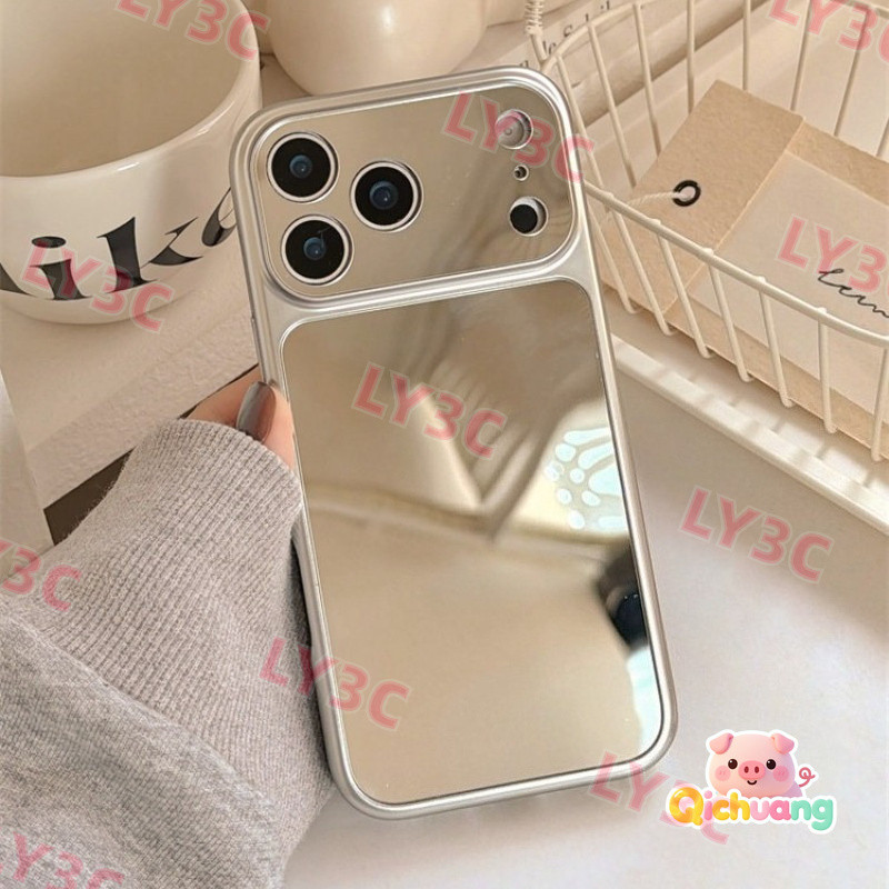 Ốp Điện Thoại Gương Bạc Đơn Giản COD Cho Redmi K90 Pro Max K80 K70 K60 Pro Ultra 14C 14R 13 13C 13R 