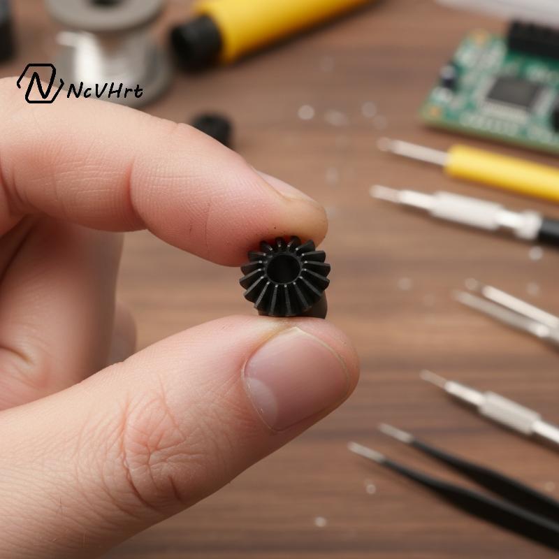 NcVHrt 2 Chiếc 1M 15T Xoắn Ốc Bevel Gear M1 Mô Đun Thép Bền 90 Độ Vi Phân Gear Cho Máy CNC Bảo Trì M