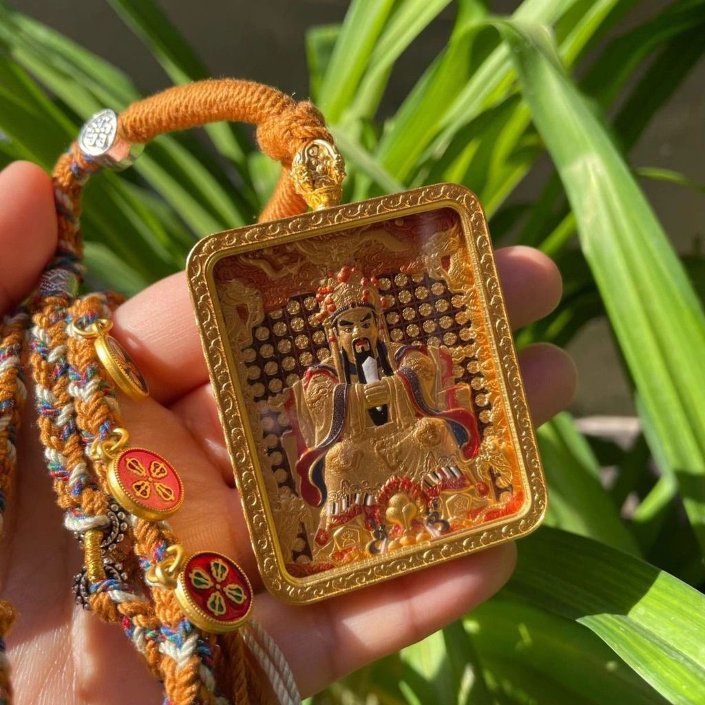 [Bán chạy] Chính hãng Five Thangka Chính Hãng Cung Hoàng Đạo Thần Hộ Mệnh Benming Phật Thangka Mặt D