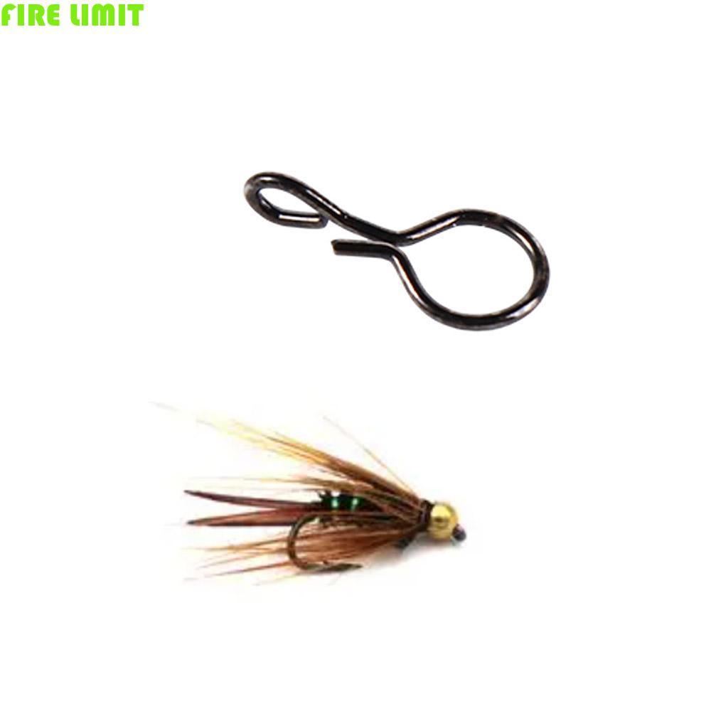 FIRE LIMIT Fish Quick Change Connector, Kết nối Snap câu cá bằng thép Carbon cao, Mồi câu cá Gear Th