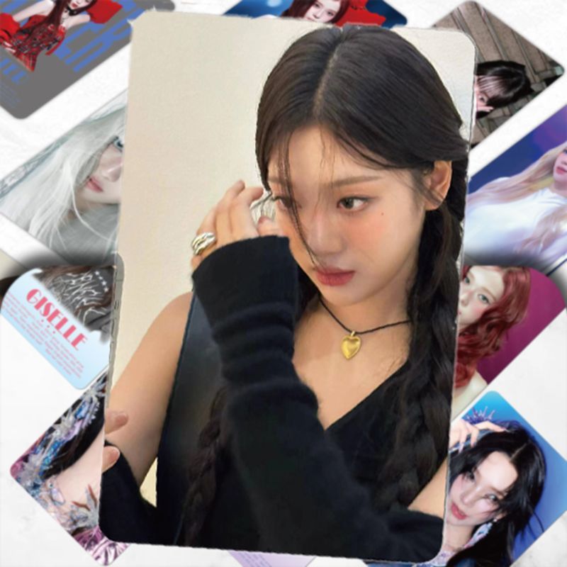 Giselle Liu Jimin Ning Yizhuo Kim Minting Hàn Quốc Tự In Nhóm Cô Gái aespa Selfie Laser lomo Photoca
